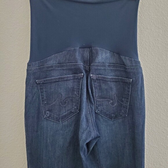 AG Adriano Goldschmied Jeans 24 Blue Maternity Skinny Full Panel Stretchy - Picture 9 of 9